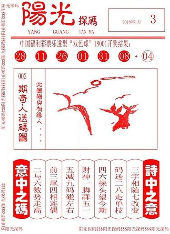 阳光探码